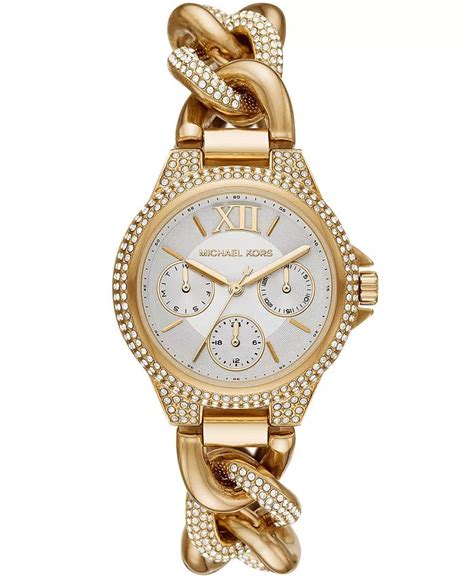 Women's Michael Kors Mini Cammile Multifunction Gold Tone 